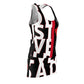 Women's Cut & Sew Racerback Dress WORDLY RED