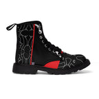 Men's Canvas Boots CHERRY & BLACK