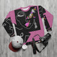 AOP Unisex Sweatshirt PINK PALETTE OF BLOOM