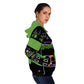 Women’s Full-Zip Hoodie (AOP) OWL HOUSE
