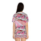 Women's Short Pajama Set (AOP) PINK DELICIOUS