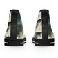 WOMEN'S HIGH TOP SNEAKERS (AOP) VINTAGE LONDON