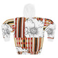 AOP Unisex Pullover Hoodie BLANC FLEUR