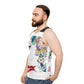 Unisex Tank Top (AOP) CLARA DOODLES