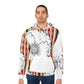 AOP Unisex Pullover Hoodie BLANC FLEUR