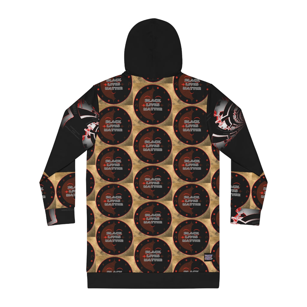 Women's Hoodie Dress (AOP) Black lives Matter
