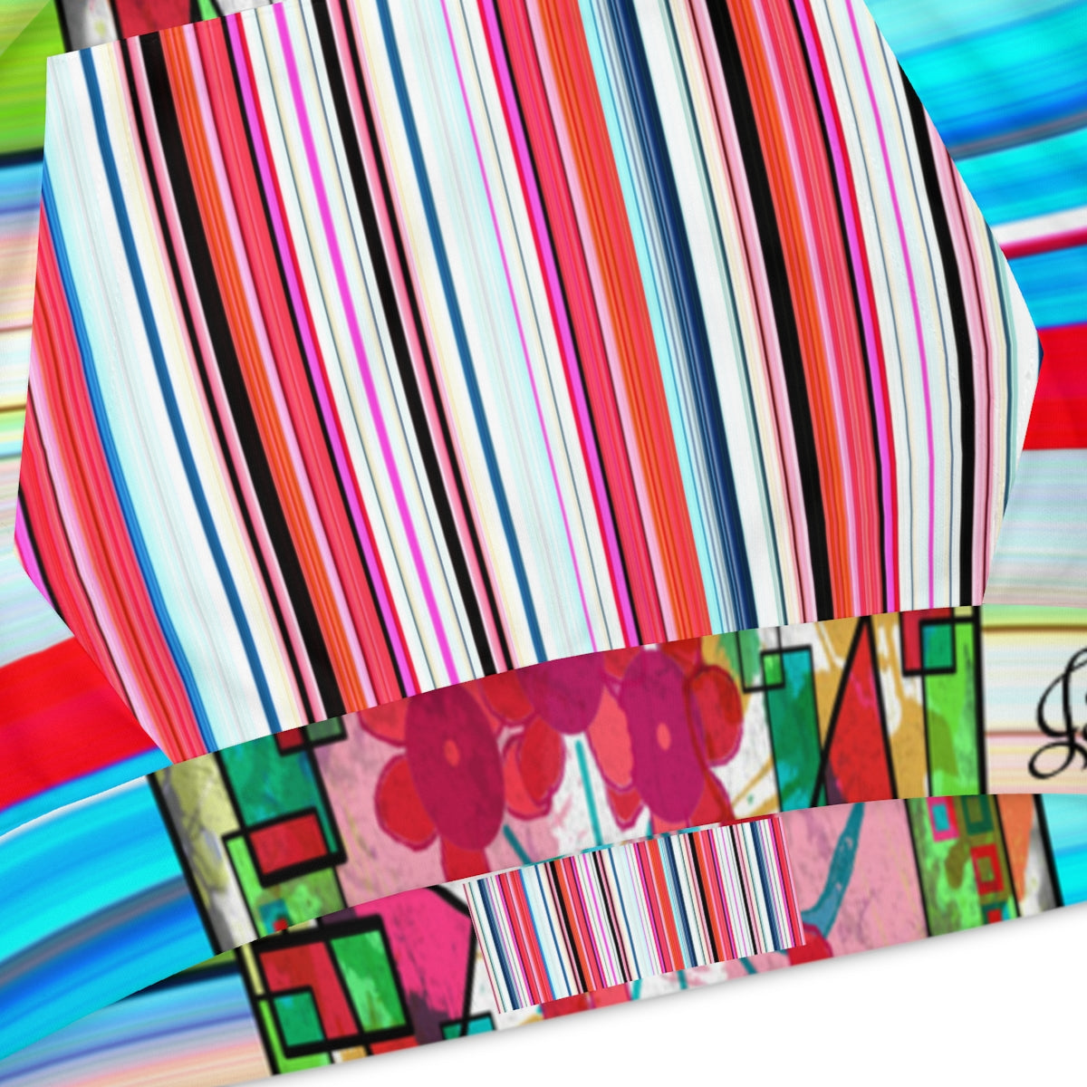 Children's Hoodie PETALS & STRIPES