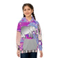 Children's Hoodie ELEPHANTS ON PINK