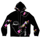 Women’s Full-Zip Hoodie (AOP) PALETTE OF BLOOM