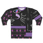 AOP Unisex Sweatshirt FACE DOODLES VIOLET