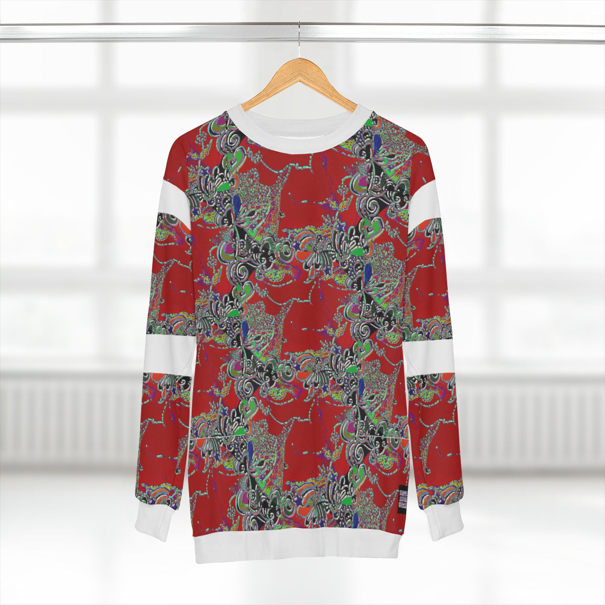 AOP Unisex Sweatshirt devilishly red