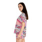 Women's Short Pajama Set (AOP) PINK DELICIOUS