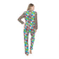 Women's Satin Pajamas (AOP) FLORAL DREAM
