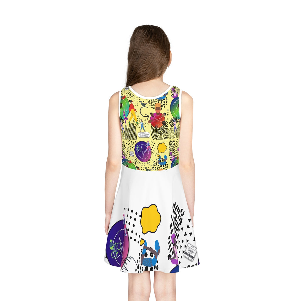 Girls' Sleeveless Sundress (AOP) HOPE 4 KIDS