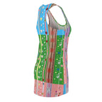 Women's Cut & Sew Racerback Dress PASTEL DELIGHT
