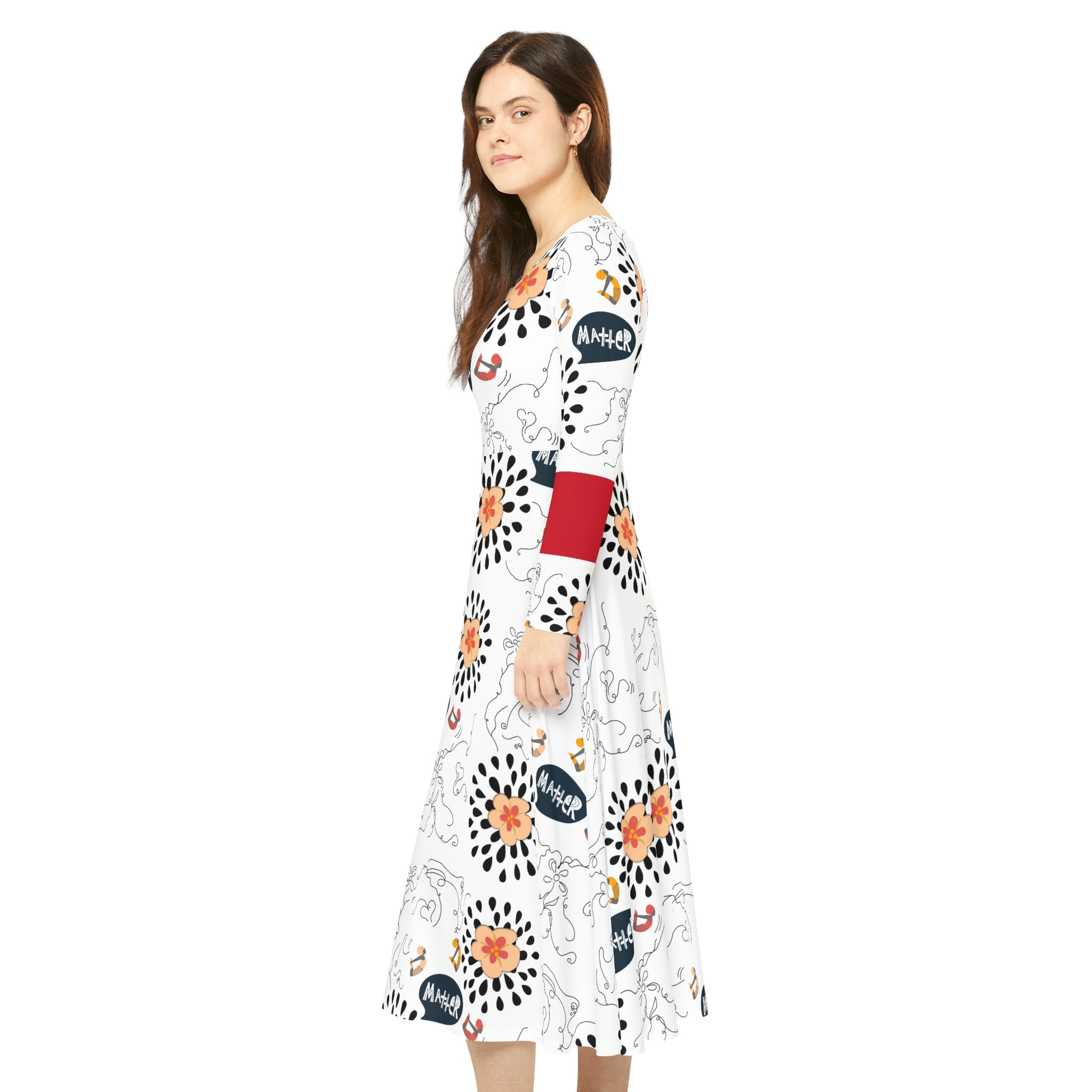 Women's Long Sleeve Dance Dress MATTER