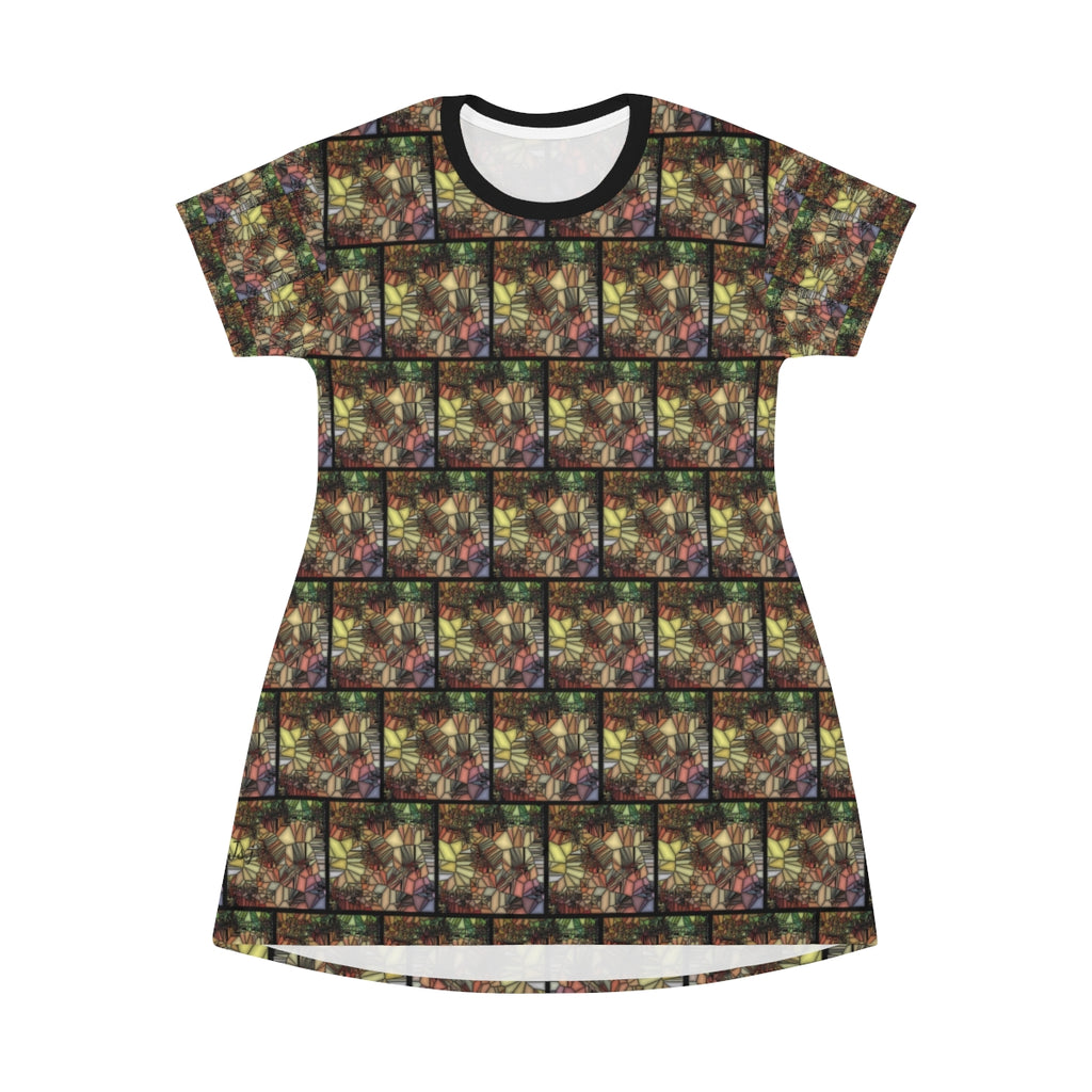 All Over Print T-Shirt Dress ENIGMA