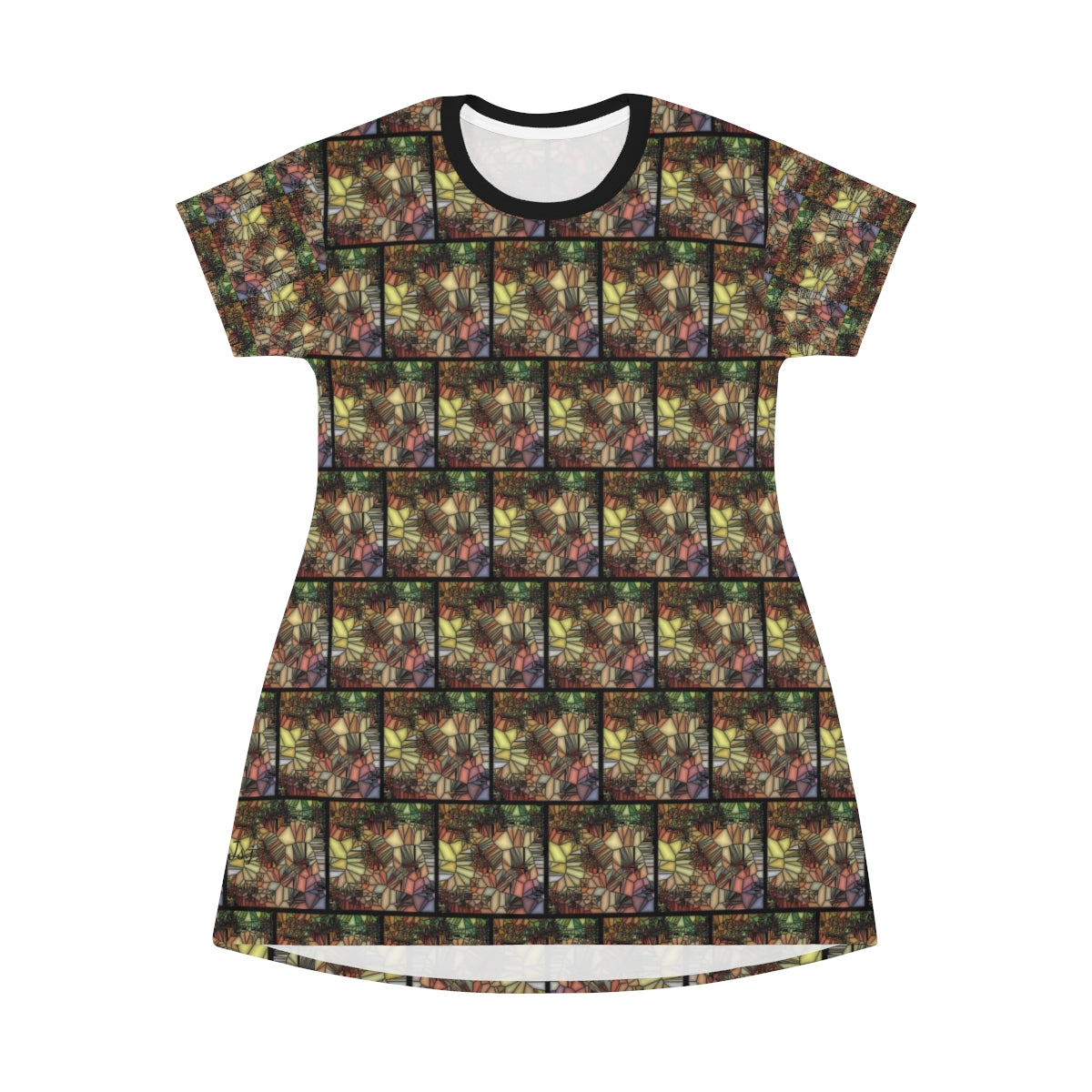 All Over Print T-Shirt Dress ENIGMA