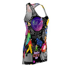 Women's Cut & Sew Racerback Dress BLACK NO SLACK