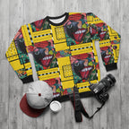 AOP Unisex Sweatshirt PEBBLE TONGUE ART