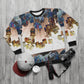 AOP Unisex Sweatshirt BLUE BOXES