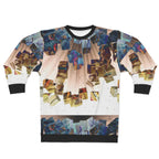 AOP Unisex Sweatshirt BLUE BOXES