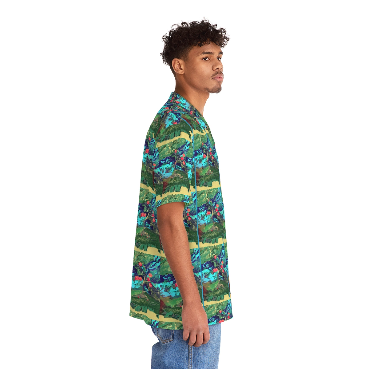 Men's Hawaiian Shirt (AOP) BLOSSOM TREE
