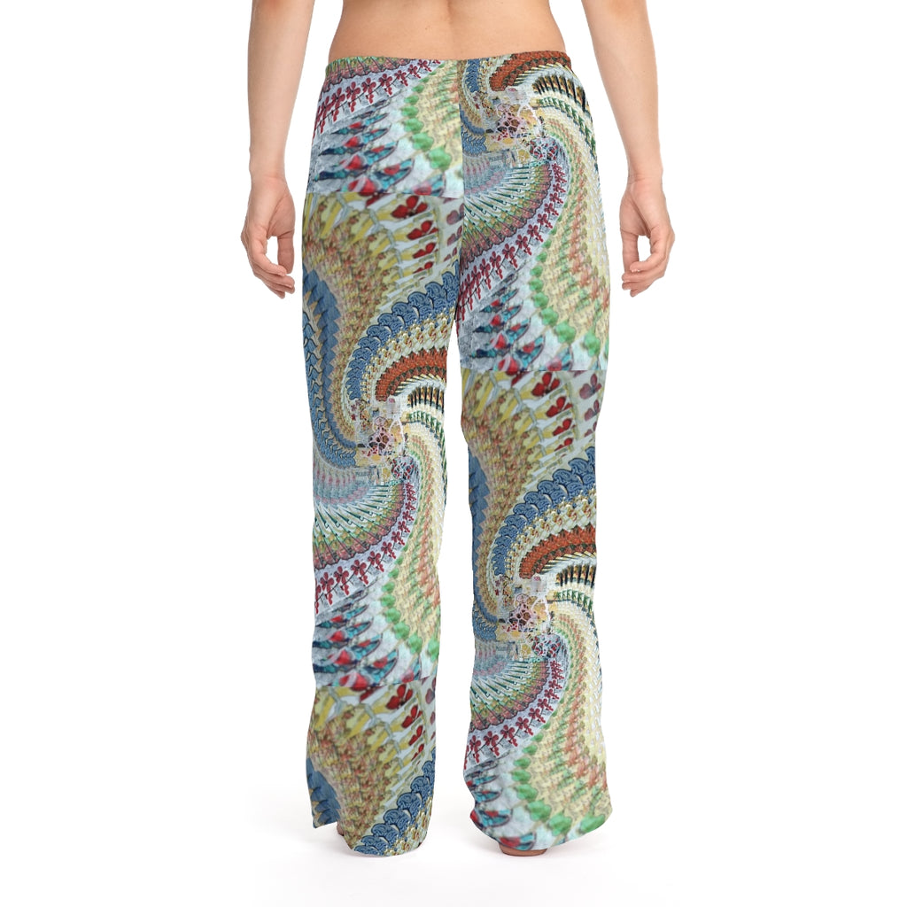 Women's Pajama Pants (AOP) SWIRLY