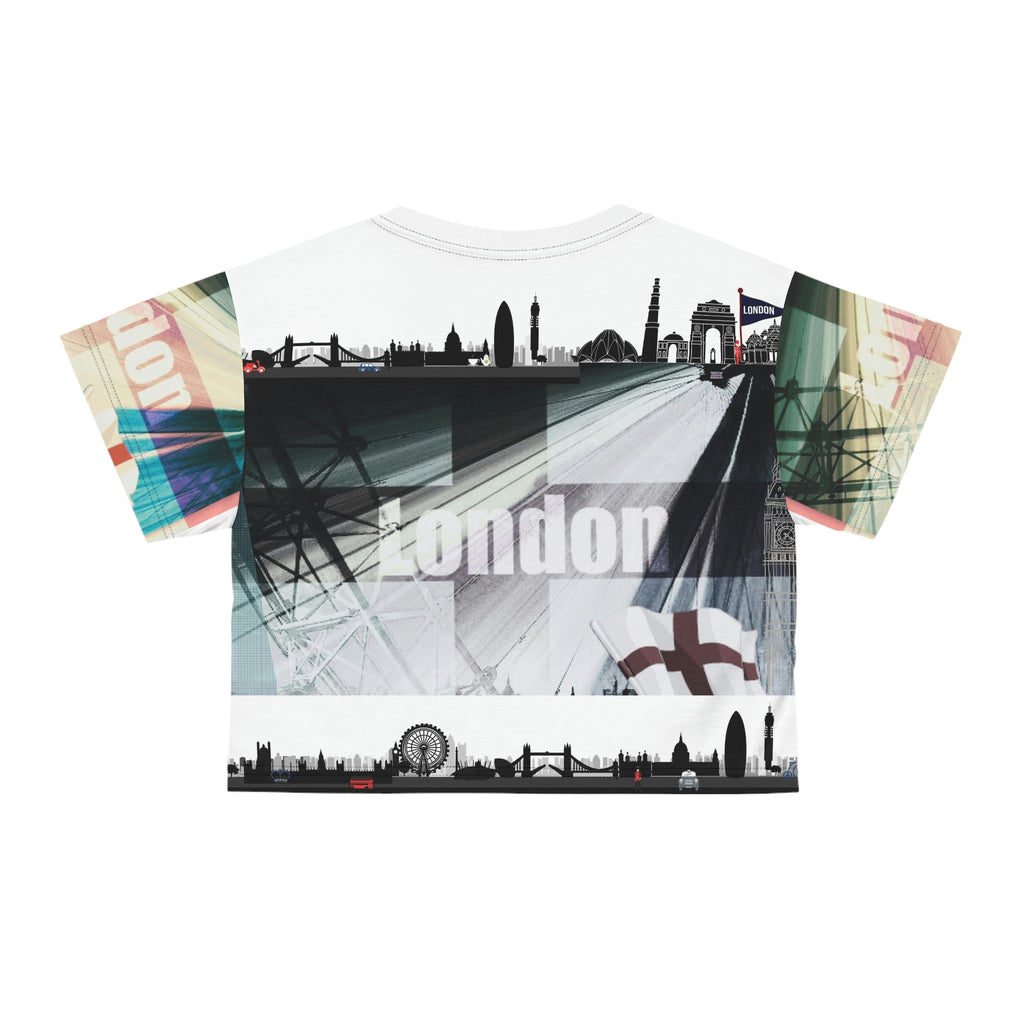 Crop Tee (AOP) VINTAGE LONDON