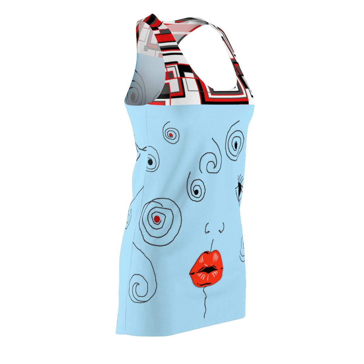 Women's Cut & Sew Racerback Dress LIPS & BOXES