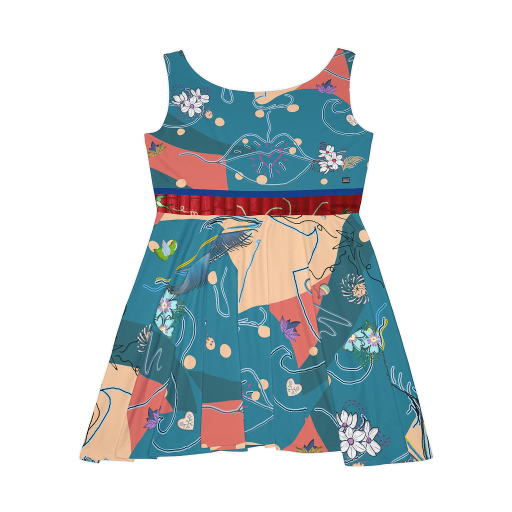 Women's Skater Dress (AOP) CHARLIE GIRL