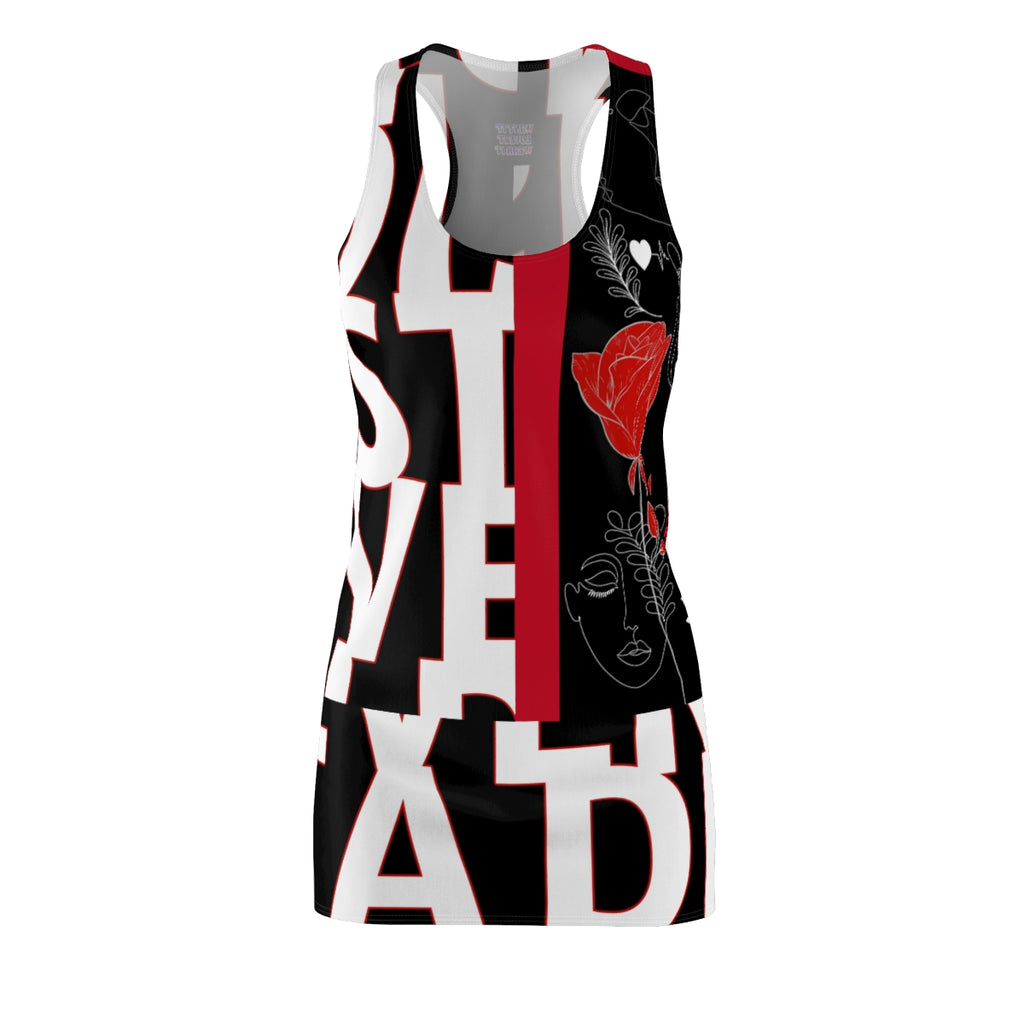Women's Cut & Sew Racerback Dress WORDLY RED