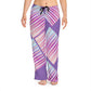 Women's Pajama Pants (AOP) LILAC IN STRIPES