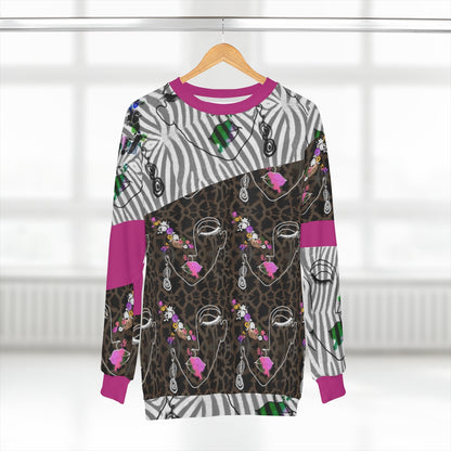 AOP Unisex Sweatshirt WILDLIFE & DOODLES