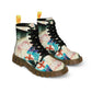 WOMEN'S CANVAS BOOTS (AOP) VINTAGE LONDON