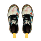 WOMEN'S CANVAS BOOTS (AOP) VINTAGE LONDON