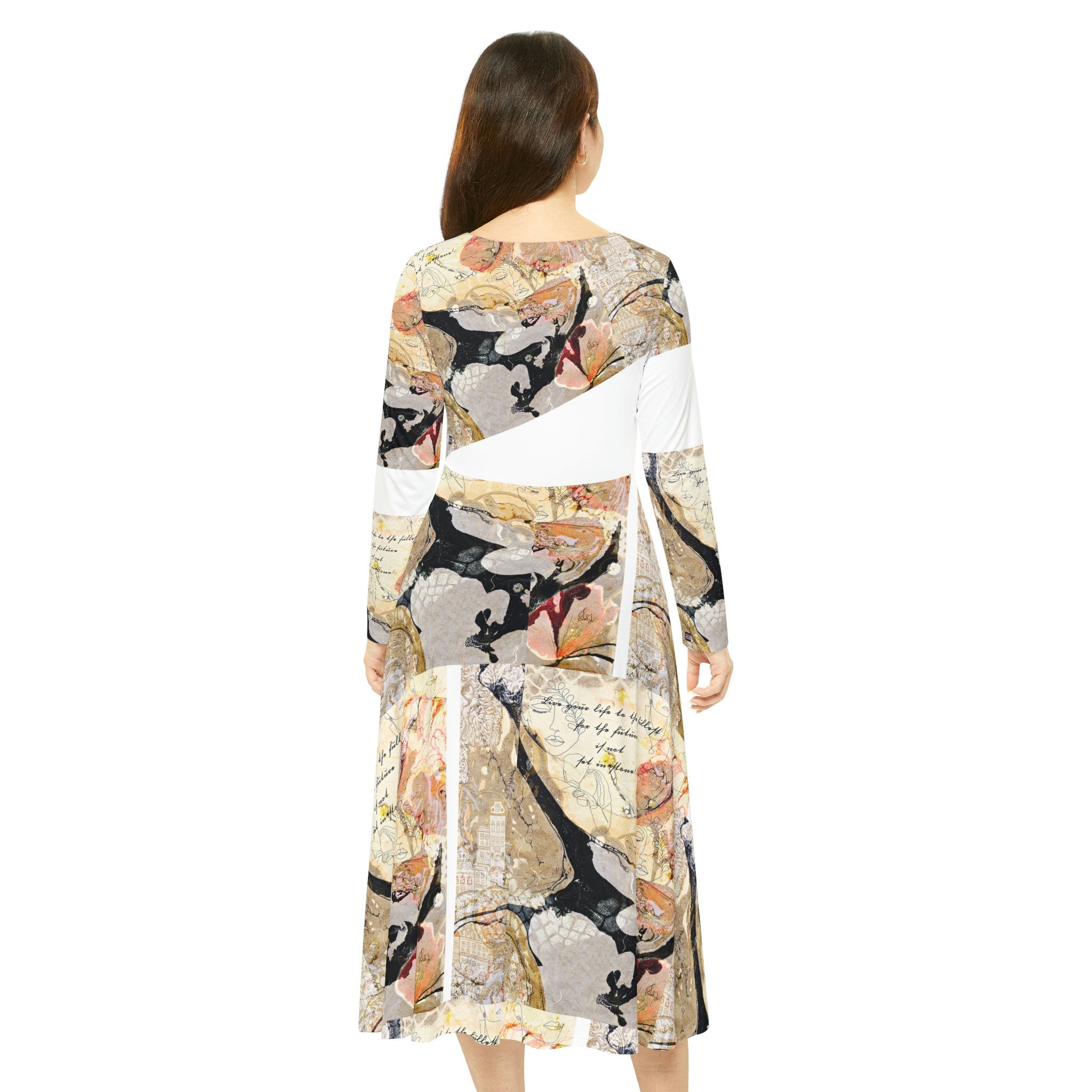 Women's Long Sleeve Dance Dress QUINN