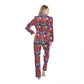 Women's Satin Pajamas (AOP) PINK FUSION