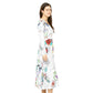 Women's Long Sleeve Dance Dress (AOP) FLORA