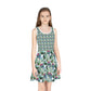 Girls' Sleeveless Sundress (AOP) FLOWER DOODLES
