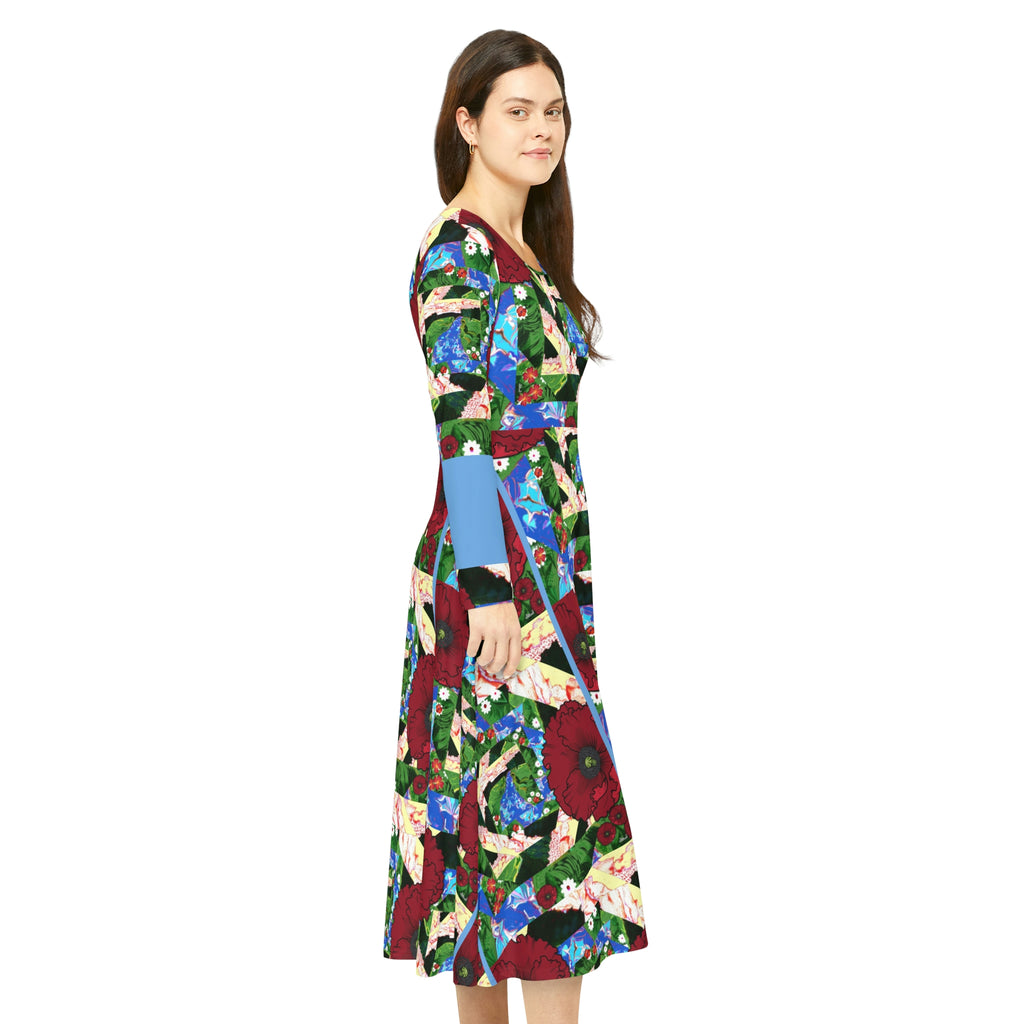 Women's Long Sleeve Dance Dress LUCIE