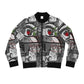 Women's Bomber Jacket (AOP) RED ROSE