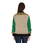 Women's Bomber Jacket (AOP) Coiled