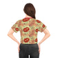 AOP Crop Tee LOVE 4 MUSIC
