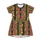 All Over Print T-Shirt Dress REGALLY PINK