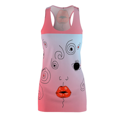 Women's Cut & Sew Racerback Dress KISSY PINK